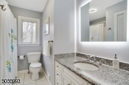 Granite countertop,  Smart lighting, no-fog mirror, wireless music