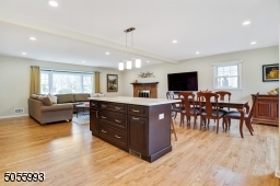 Kitchen, Dining Room & Living Room