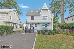 Two car garage and parking