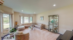 Formal Living Room with 2 Bay Windows