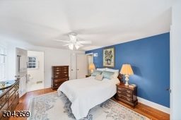 The master bedroom has 2 closets and an en-suite bathroom with a stall shower.