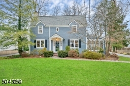 This Chatham center hall colonial is on a quiet tree lined street 0.6 miles to the train station and close to all schools and downtown.