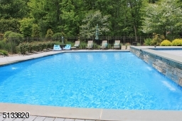 The pool also lights for evening swimming. Lights are multi colored