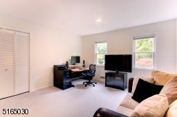 Bedroom currently being used as an office.