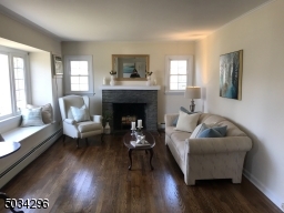 With wood burning fireplace